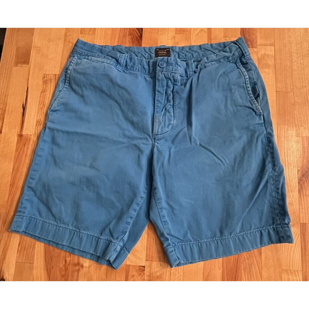 J. Crew Stanton Shorts Chino Flat Front Cotton Twill Beach Outdoor Mens Sz 34